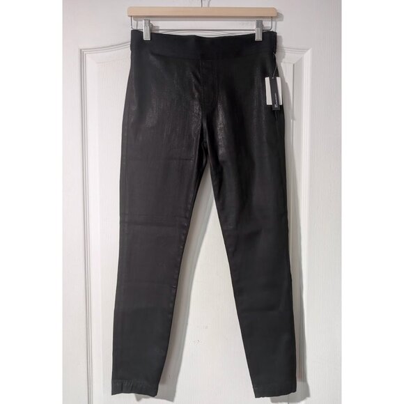 J Brand | Dellah High Rise Black Denim Legging In Fearful - Picture 4 of 15